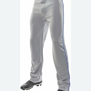 CHAMPRO  Adult Men's Small (28-30) Gray Blue side piping Baseball Uniform Pants